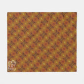 Textura #38 de la obra Nuit フリースブランケット (正面(横))