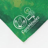 Textura #39 de la obra Nuit フリースブランケット (角)