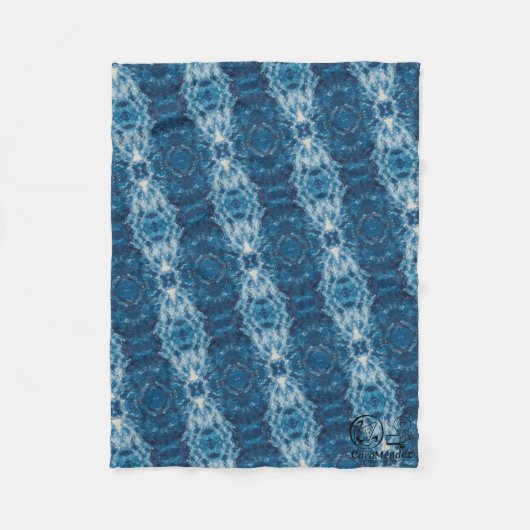 Textura #3 de la obra Cerezas フリースブランケット (正面)