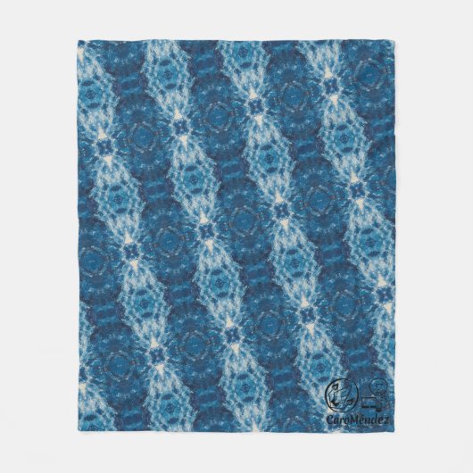 Textura #3 de la obra Cerezas フリースブランケット (正面)