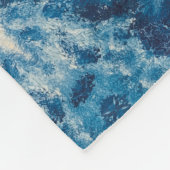 Textura #3 de la obra Cerezas フリースブランケット (角)