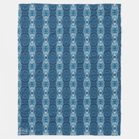 Textura #3 de la obra Cerezas フリースブランケット (正面)