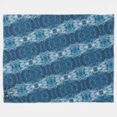 Textura #3 de la obra Cerezas フリースブランケット (正面(横))