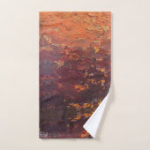 Textura #3 de la obra La puesta del sol バスタオルセット (ハンドタオル)