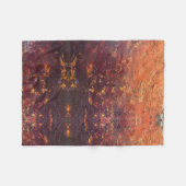 Textura #3 de la obra La puesta del sol フリースブランケット (正面(横))