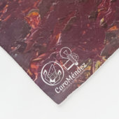 Textura #3 de la obra La puesta del sol フリースブランケット (角)