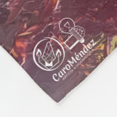 Textura #3 de la obra La puesta del sol フリースブランケット (角)