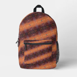 Textura #3 de la obra La puesta del sol プリントバックパック