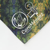 Textura #3 de la obra Maritimo フリースブランケット (角)