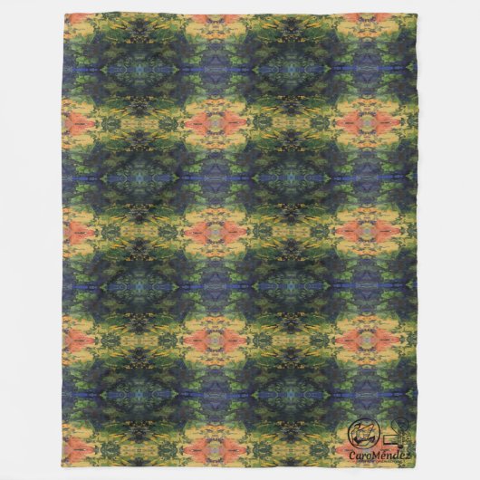 Textura #3 de la obra Maritimo フリースブランケット (正面)