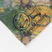 Textura #3 de obra La roca フリースブランケット (角)