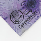 Textura #40 de obra Horizonte フリースブランケット (角)