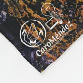 Textura #41 de obra Horizonte フリースブランケット (角)