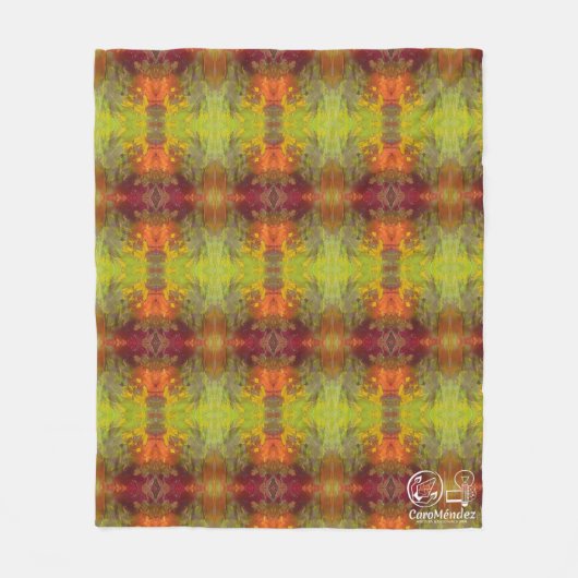 Textura #42 de la obra Nuit フリースブランケット (正面)