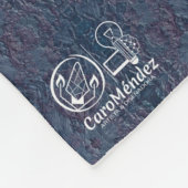 Textura #42 de obra Amanecer フリースブランケット (角)