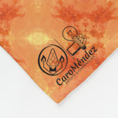 Textura #43 de la obra Nuit フリースブランケット (角)