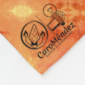 Textura #43 de la obra Nuit フリースブランケット (角)