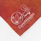 Textura #44 de la obra Nuit フリースブランケット (角)