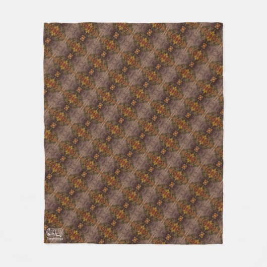  Textura #45 de obra Amanecer フリースブランケット (正面)