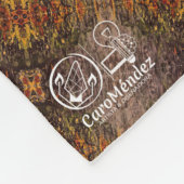  Textura #45 de obra Amanecer フリースブランケット (角)