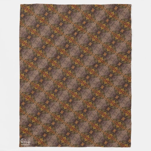  Textura #45 de obra Amanecer フリースブランケット (正面)