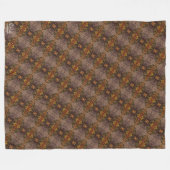  Textura #45 de obra Amanecer フリースブランケット (正面(横))