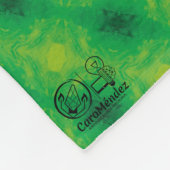 Textura #46 de la obra Nuit フリースブランケット (角)