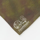 Textura #48 de la obra Nuit フリースブランケット (角)