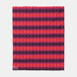 Textura #4.0 de la obra La puesta del sol フリースブランケット