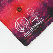 Textura #4.0 de la obra La puesta del sol フリースブランケット (角)