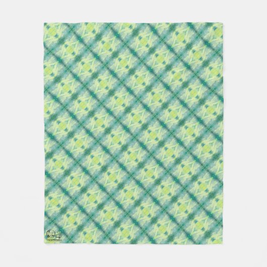 Textura #4.0 de obra La roca フリースブランケット (正面)