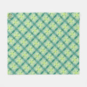 Textura #4.0 de obra La roca フリースブランケット (正面(横))