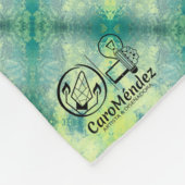 Textura #4.0 de obra La roca フリースブランケット (角)