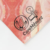 Textura #4 de la obra El corazón de los... フリースブランケット (角)