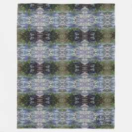 Textura #4 de la obra Maritimo フリースブランケット