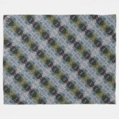 Textura #4 de la obra Maritimo フリースブランケット (正面(横))