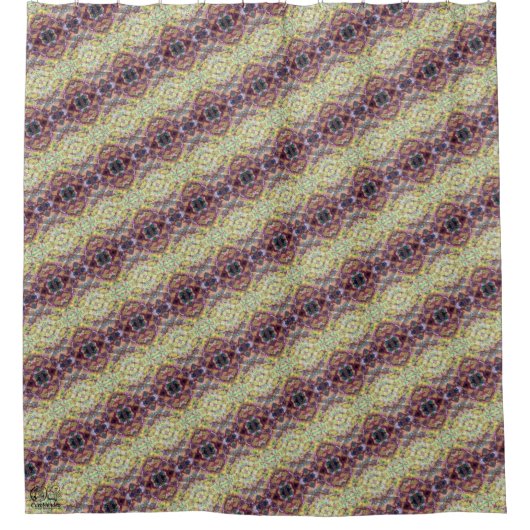 Textura #4 de la obra Piña シャワーカーテン (正面)