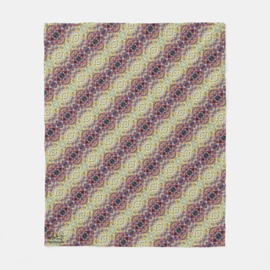 Textura #4 de la obra Piña フリースブランケット (正面)