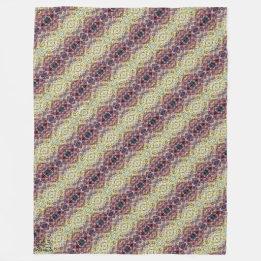 Textura #4 de la obra Piña フリースブランケット (正面)