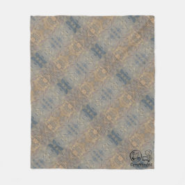 Textura #4 de obra Amanecer フリースブランケット