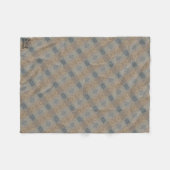 Textura #4 de obra Amanecer フリースブランケット (正面(横))