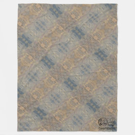 Textura #4 de obra Amanecer フリースブランケット