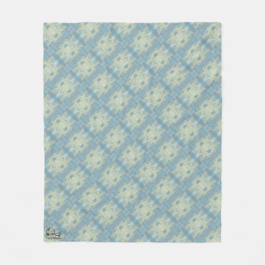 Textura #4 de obra La roca フリースブランケット (正面)