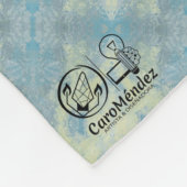 Textura #4 de obra La roca フリースブランケット (角)