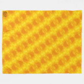 Textura #52 de la obra Nuit フリースブランケット (正面(横))