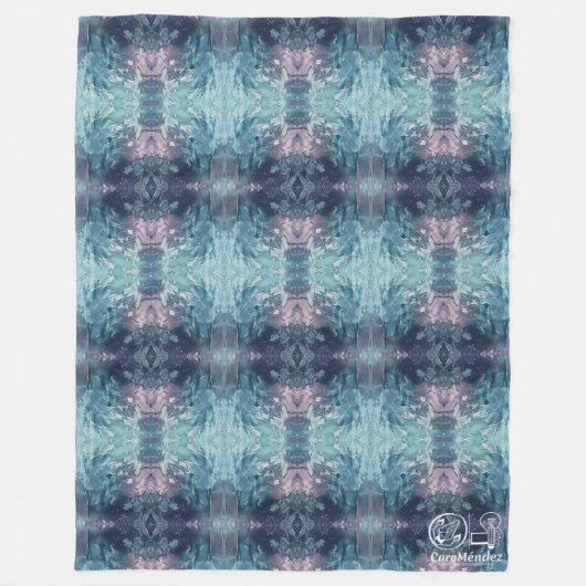 Textura #54 de la obra Nuit フリースブランケット (正面)