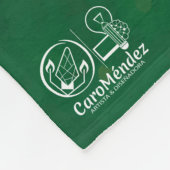 Textura #55 de la obra Nuit フリースブランケット (角)