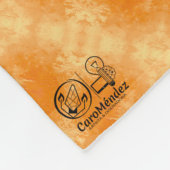 Textura #57 de la obra Nuit フリースブランケット (角)