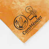 Textura #57 de la obra Nuit フリースブランケット (角)