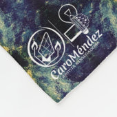 Textura #5.0 de la obra Cerezas フリースブランケット (角)